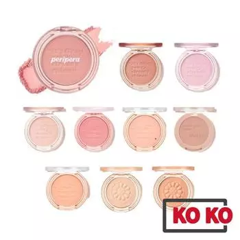 [PERIPERA] Pure Blushed Sunshine Cheek 4,2 г 10 видов 01 Calm Pink