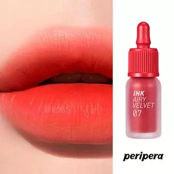 Peripera Тушь The Airy Velvet Tint 4 г, нет. 7 Сердечная бомбардировка, 1 шт.