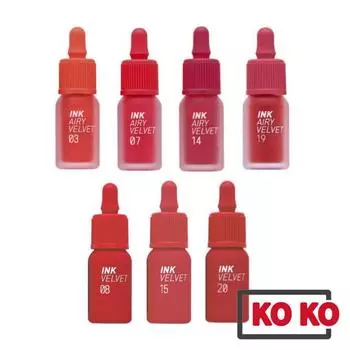 [PERIPERA] Воздушный бархат чернил (ОБЪЯВЛЕНИЕ) 7 типов 020 Beautiful Coral Pink