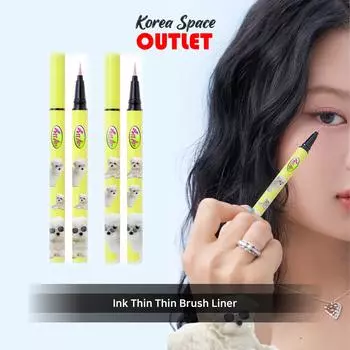 Peripera X Maltese Archive, Ink Thin Twinkle Brush Liner