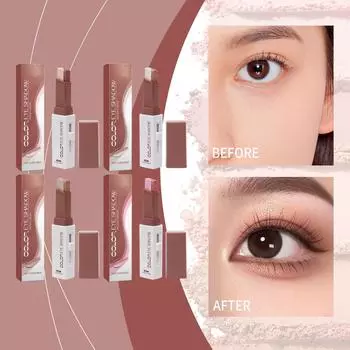 Перламутровые блестящие тени для век с блестками, водостойкие и устойчивые к поту тени для век с блестками One Size кофейный