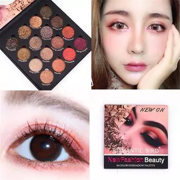 Перламутровые тени для век Тени для век с блестками