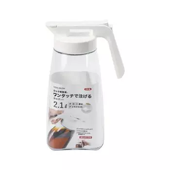 Перламутровый металлический чайник для холодной воды 2,1 л бутылка для холодной воды кувшин для ячменного чая One Touch вертикальный/горизонтальный сделано в Японии Cool Blow HB-6443