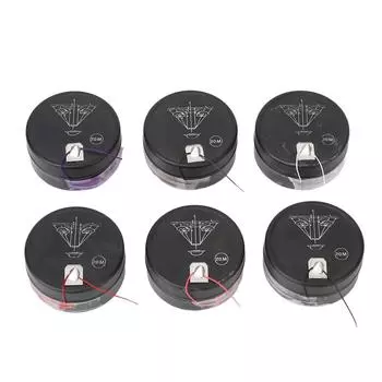 Permanent Eyebrow Mapping String 6 Colors Sealed Microblading Measuring String Eyebrow Thread