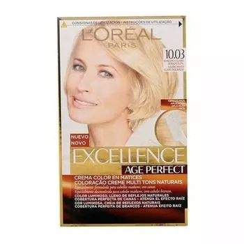 Перманентный антивозрастной краситель Excellence Age Perfect от L Oreal Make Up Light Golden Blonde