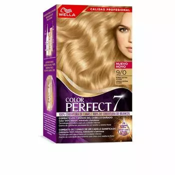 Перманентный краситель Wella Color Perfect 7 N 9/0 Седые волосы 60 мл Экстра светлый блондин