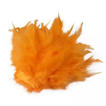 Перо Макарон Цвет Огненный край Аксессуары для одежды Серьги Куриное перо Украшение