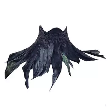 Перо накидка шаль панк костюм аксессуары украшения накидка