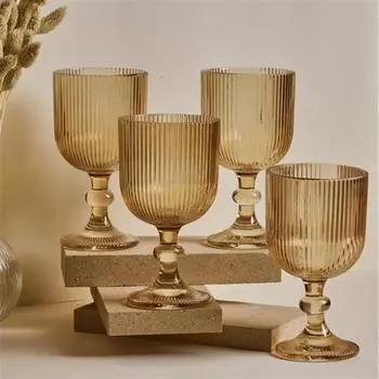 Perotti 14914 Imola Стакан 4шт Янтарный 260 мл