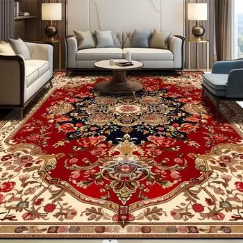 Персидские роскошные ковры для гостиной, нескользящие, большой диван, журнальный столик, коврик, украшение для спальни, коврик для гостиной, моющийся напольный коврик 60x90cm door mat