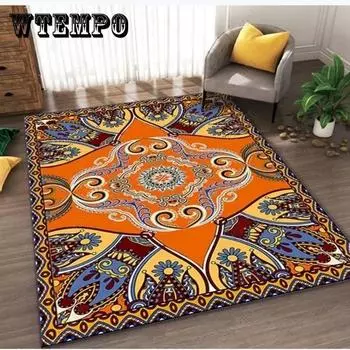 Персидский ковер большой площади, полный хрусталя, ковер для гостиной, журнальный столик, ковер в этническом стиле, прикроватный серый ковер, входная дверь, приветственный коврик 50*80cm