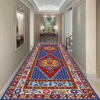 Персидский Ретро ковер для украшения гостиной, роскошный домашний декор, ковер для спальни, удобный пушистый моющийся напольный коврик, нескользящий Customized size