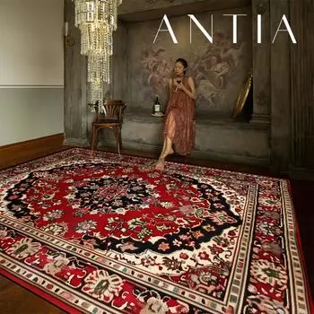 Персидский стиль большой ковер для гостиной моющийся декор комнаты домашний коврик роскошный мягкий коврик для гостиной нескользящий коврик у кровати в спальне 60x90cm 23.6x35.4in