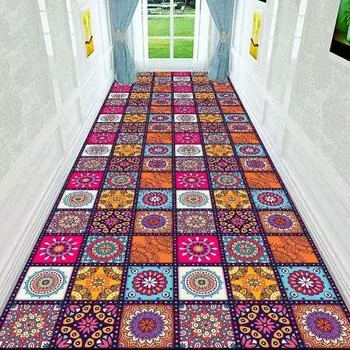 Персидский винтажный ковер для гостиной, спальни, коврик, нескользящие коврики, этнические ретро аксессуары для украшения дома W120*H200CM