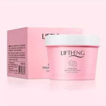 Персиковая светочувствительная увлажняющая глиняная маска Увлажняющая маска Растекающаяся ночная маска 100g