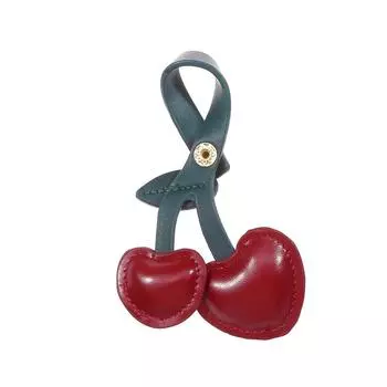 Персиковое сердце вишня брелок украшение DIY ремесло аксессуары любовь вишня кулон ювелирные изделия сумка украшение сумка кулон One Size красный