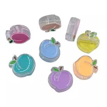 Персиковые бусины, свободные бусины, креативные полукруглые лепестки, модные 4 шт., изготовление браслетов, неправильная улыбка, сделай сам, ювелирные аксессуары, бусины Peach 4Pcs разноцветный