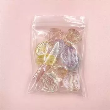 Персиковые сердечки, прозрачные, изысканные, разделительные, свободные бусины, 6 цветов, 12 шт., 23,9 мм*20,8 мм, подвески, изготовление ювелирных изделий своими руками, аксессуары для изготовления розовый