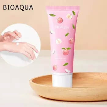 Персиковый крем для рук с молочнокислыми бактериями, эссенция для рук, освежающий, увлажняющий, нежный увлажняющий уход за телом 30g