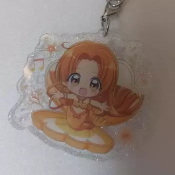 Персиковый Peach Pitch Sera продает акриловый брелок