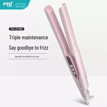 Персиковый выпрямитель для волос двойного назначения: Завивка и выпрямление без повреждения волос - Модель TA-2189