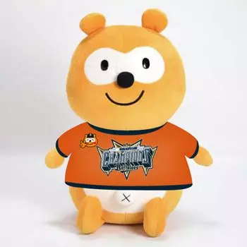 Persol Pacific Buffaloes Ponta stuffed toy with victory commemorative 2023 League T-shirt