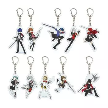 Persona 3 Reload 01 Art Акриловый брелок для ключей 10 штук КОРОБКА [Иллюстрация графика]