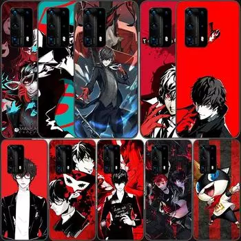 Persona 5 Take Your Heart Soft Clear Phone Case For Huawei P30 Lite P10 P20 P40 P50 Pro Mate 40 Pro 30 20 10 Lite Cover Silicone Huawei Mate 30 Pro