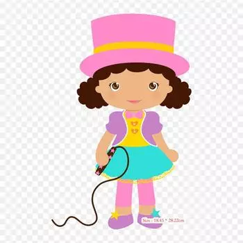 Personagens De Circo Rosa Circo Clown Iron on Heat Transfer Printing Виниловые нашивки, наклейки для одежды, аппликации «сделай сам», моющиеся нашивки