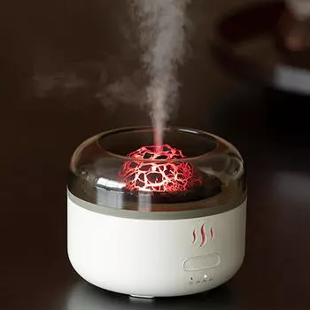 Personal Desktop Humidifier with Nightlight Large Capacity Home Decoration 4 Timing Spray Modes