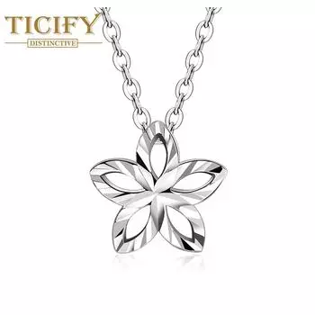 Персональное ожерелье с подвеской в форме полого листа в стиле ретро, цепочка на ключицу со звездой белый