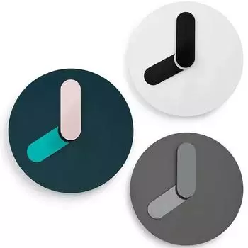 Персональные 12-дюймовые настенные часы для современной домашней гостиной, небольшие, свежие, креативные, простые, модные, изысканные, бесшумные, круглые настенные часы 12 inch белый