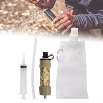 Персональный фильтр для воды, устройство для очистки воды, система фильтрации