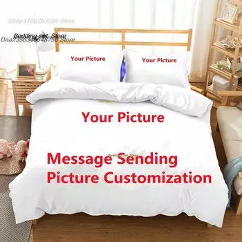 Персональный комплект постельного белья с фруктами и корзиной для односпальных и двуспальных кроватей размера «king-size» для взрослых и детей, комплект пододеяльников для спальни с рисунком аниме AU Single(140x210cm)