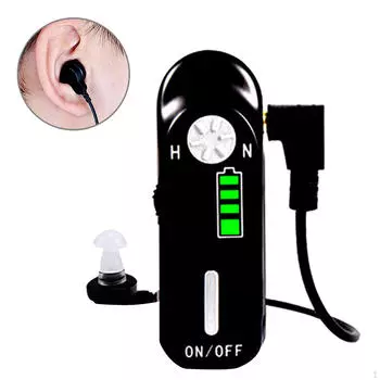 Персональный усилитель голоса Карманные слуховые аппараты для шумной обстановки Пожилые люди Single Earphone