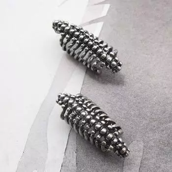 Personality Cuff Wrap Piercing Men s Stud Pierced Clip Unisex Earrings Punk Gothic Skull серебряный