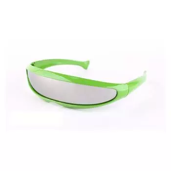 Personality Glasses Kaleidoscope Sunglasses Laser Glasses Men Sunglasses Women GreenWhite