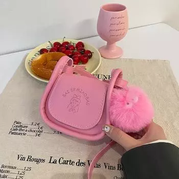 Personality Temperament Small Bag Women S Summer Simple Design Messenger Bag Portable Underarm Saddle Bag белый