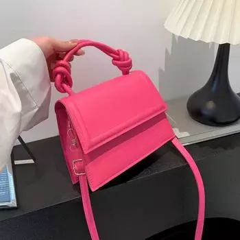 Сумка-сумка женская, летняя, 2024 года, новый иностранный стиль, текстура, маленькая, свежая, сумка-мессенджер через плечо, прилив чёрный