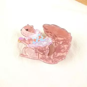 Personalized Animals Cute Rabbit Hair Grab Squirrel Exquisite Acrylic Shark Clip Geometry Sweet Headwear Streetwear