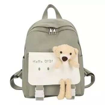 Personalized Boys And Girls Backpacks, Travel Backpacks, Embroidered Name Tags, Unique Keepsake Gifts, Kids Backpacks One Size зелёный