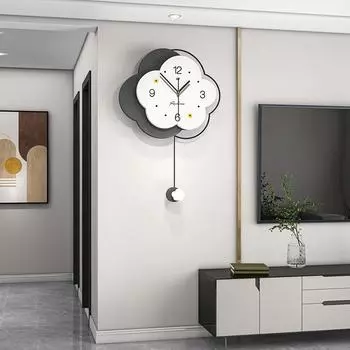 Персонализированные креативные настенные часы, простые и модные, для дома, ресторана, входной фон, декоративные часы, современные, легкие, роскошные настенные часы