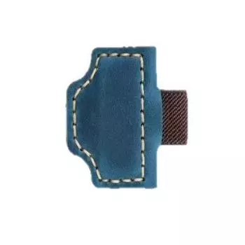 Personalized Custom Engraved Magnetic Leather Pen Clip Retro Magnetic Pen Holder One Size синий