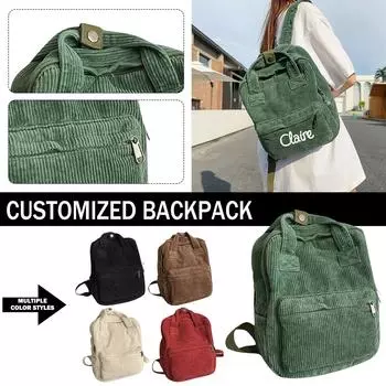 Personalized Customized Boys And Girls Backpacks, Travel Backpacks, Printed Name Tags, Unique Commemorative Gifts One Size