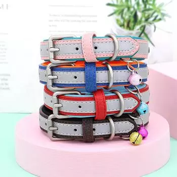Personalized Dog Collar Custom Engraved Collars Soft Padded Puppy Cat Nameplate ID Tag Collar For Small Medium Large Dogs S синий