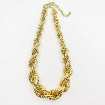 Personalized Exaggerated Twist Thick Chain Geometric Necklace Simple High-End Necklace Women S Jewelry золотой