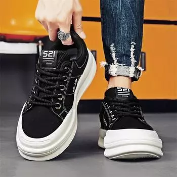 Personalized mesh cloth shoes shoes thick flow when bread raw breadboard niche bottom sports trend version fashion Korean dad student 39