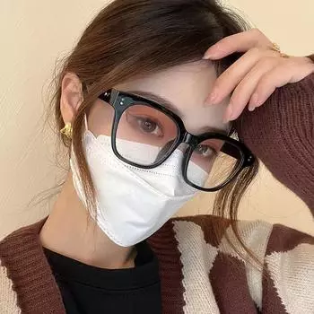 Personalized No-Makeup Glasses Women S Street Photography Sunglasses Men S Retro Uv-Proof Sunglasses