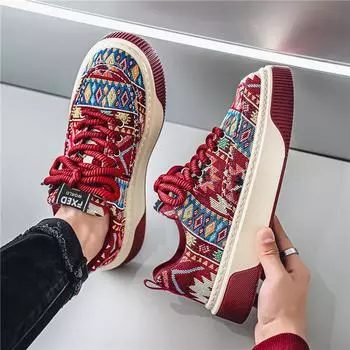 Personalized retro low-top flat baseplate shoes spring and summer men s student trend street casual sports shoes new men s shoes 39