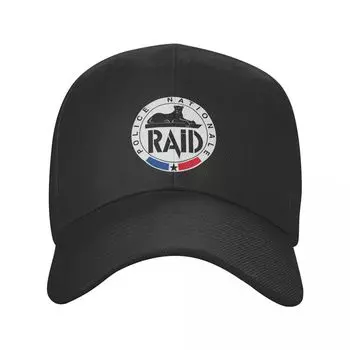 Персонализированная бейсбольная кепка французской полиции RAID для унисекс WoUnisex, регулируемая шляпа для папы, уличная кепка Snapback, летние шапки Adjustable Cap